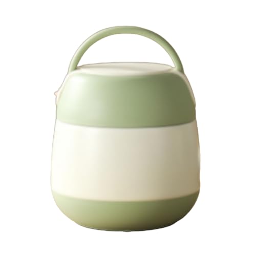 VIFERR Lonchera de acero inoxidable, cajas aisladas para adultos, hombres, mujeres y niños, contenedor térmico de alimentos, cajas Bento con cuchara, 1200 ml, sello de silicona