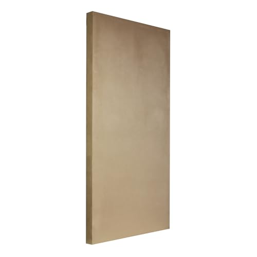 ATS Acoustics Microsuede Acoustic Panel 24" x 48" x 2" Square Edge (Camel)