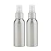 Gazechimp 2x Vaporisateur à Brouillard en Aluminium Réutilisable Atomiseur Spray Bouteille Vide à Lotion Parfum - 40ml / 50ml / 100ml / 120ml - 100ml