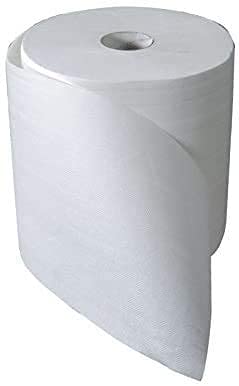 ESSUYAGE PAPIER BOBINE ESSUIE MAIN BLANCHE PURE OUATE 450 F - PAQUET DE 6 bobines - 050109