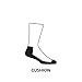 Darn Tough Vermont - Style 1657 - Men's The Standard Lifestyle Sock - Black, Large