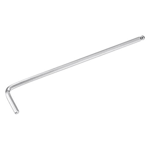 sourcing map 4mm Ball End Hex Key Wrench, L Shaped Long Arm CR-V Repairing Tool