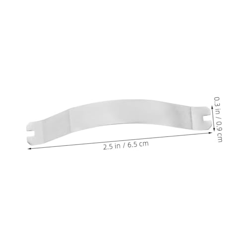 Image of KICHOUSE 100pcs Picture Frame Hardware Metal Spring Clips Backing Clips for Easy Hanging Home Office Securely Fixes Photos and Artwork