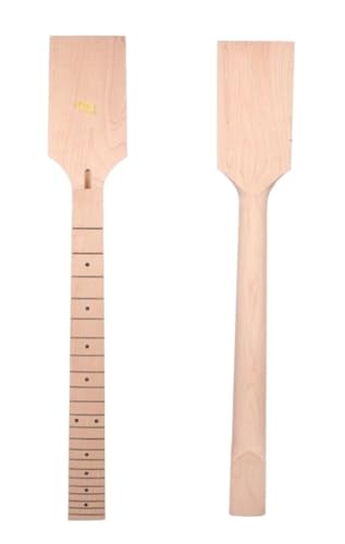 Manche de guitare 22 frettes en érable 25.5 pouces avec incrustation points pour palette