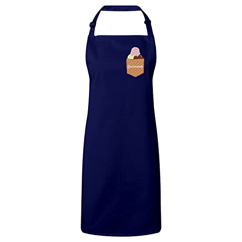 Tablier cuisine premium anti taches illustration dessert et poche pratique