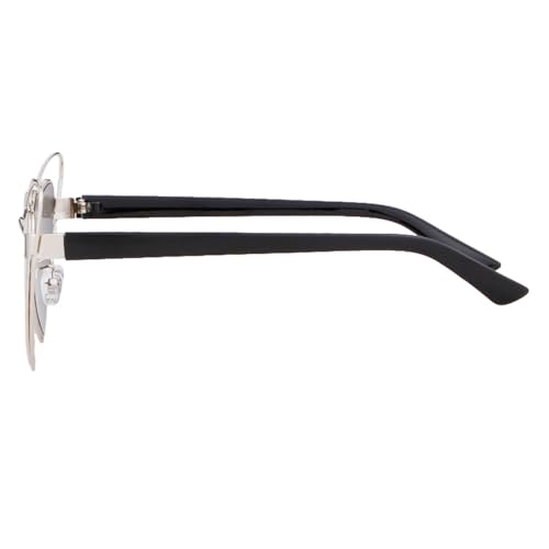 Lunettes de soleil coeur rouge double métal pour exprimer votre style unique en vacances - 5