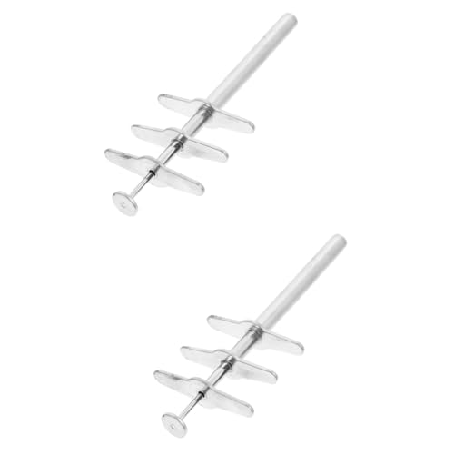 OUNONA 2sets Punch Stainless Punch Tool Laboratory Drilling Tool for Rubber Plug Holes Long Reach and Easy Operation 4pcs*2