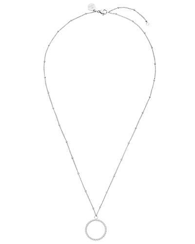 Collier femme fantaisie Purelei Karma en acier inoxydable argenté réglable