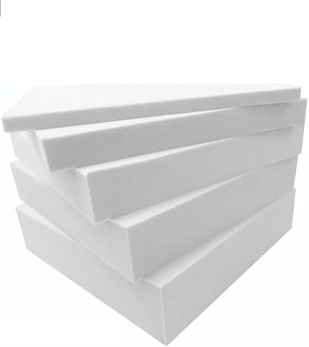 RAINBOW Upholstery Foam Cut, Cushion Seat Pads, Sofa Dinning Replacement Cut To Size Pad And Thickness, Soft, Comfortable Touch, Suitable For Extended Use, (26" 26" 1")