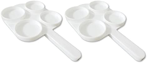 Acopelo 2 Pack Milk Sampling Tray, Milk Sampling Collection Tray, Mastitis Detection Board, Animal Husbandry Supplies