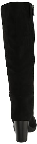 Anne Klein Womens Faux Suede Block Heel Knee-High Boots3