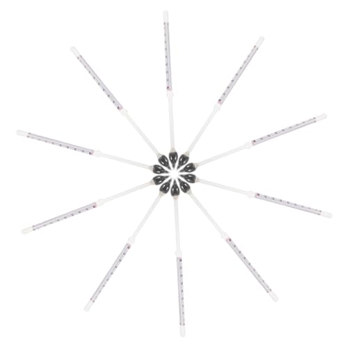 NAMOARLY 10Pcs Hydrometer for Liquid Measurement Testing Maple Syrup Production Accurate Gauge for Home Cider Making