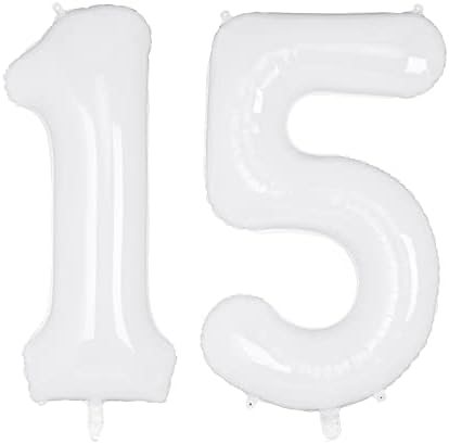 Baby Blue Large Numbers 10 Balloons, 40 Inch Big Helium Foil Number Balloons, 2 Pcs Digital Balloons for Girls Boys 10th Birthday Party Decorations/Anniversary Party Supplies (Number 10, Baby Blue)