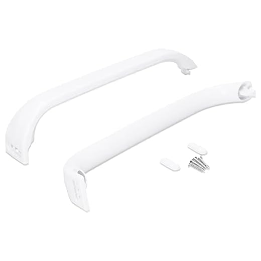 LUTH Premium Profi Parts - Juego de manijas para refrigerador y congelador | Compatible con las marcas Bosch Siemens Balay 00369542 369542