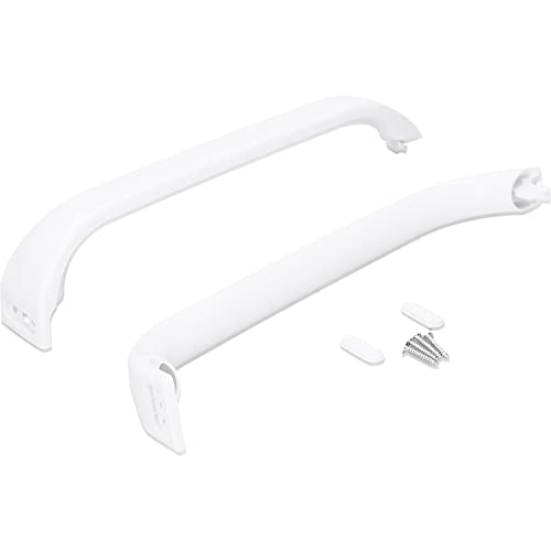 LUTH Premium Profi Parts - Juego de manijas para refrigerador y congelador | Compatible con las marcas Bosch Siemens Balay 00369542 369542