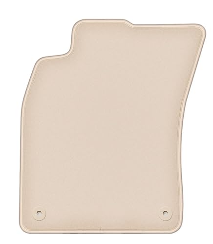 Tapis de voiture Audi A6 C6 velours beige tapis auto conducteur berline 2004-2006