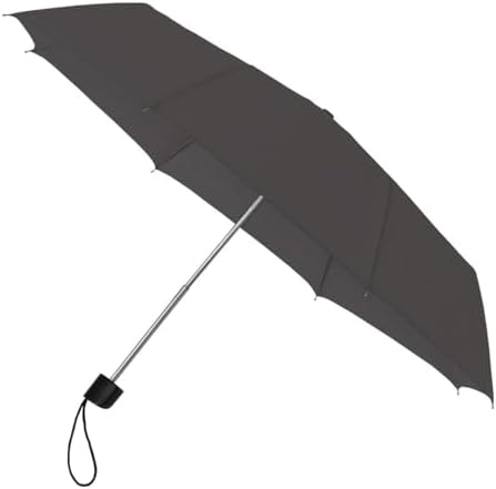 Falconetti Folding Umbrella - Mini Umbrella - Manual Open and Close - Windproof - Sturdy Frame - For Men and Women - Ideal Travel Accessories - 90cm Diameter - Grey image 3