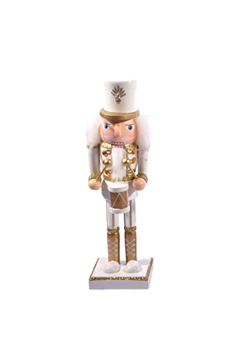 Ciao Christmas Nutcracker Toy Soldier Drummer (24cm) Wooden Glittery...
