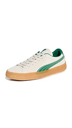 PUMA Select Men's x AMI Suede Crepe, Pristine, Off White, Green, 8 Medium US