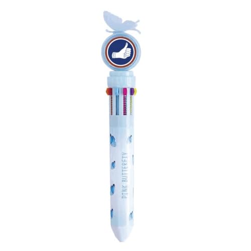 Stylo à bille rétractable multicolore pour ne plus perdre vos capuchons de stylos en classe