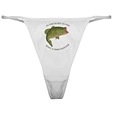 CafePress To Fish Or Not To Fish Classic Thong Underwear, Funny Womens Panties
