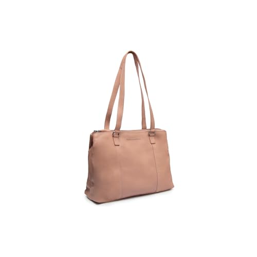 Sac à épaule Marvos The Chesterfield Brand en cuir vintage rose