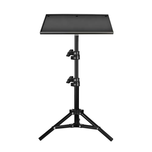 Ioensy - Soporte para bandeja de proyector, juego de soporte de plataforma de proyector, adecuado para una interfaz de 1/4 pulgadas, con trípode de 1,2 m