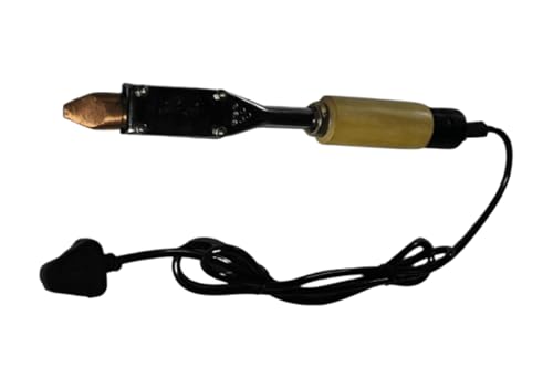 Image of VMTRONIX Soldering Iron for Precision Electronics Work | Soldering Machine for Home, Industrial & Electronics Workshop Reparing with Fast Heating & Heat Resistant Handle (125 Watt Oval Bit)