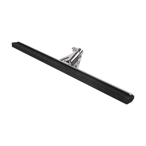 Image of RW Clean Stainless Steel Floor Squeegee - 21 1 /2 inch x 5 inch x 1 1 /2 inch - 1 count box - Restaurantware