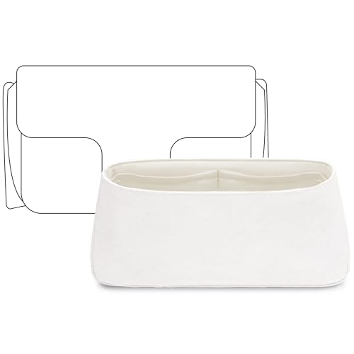 FANJI Project Bolsa organizadora para bolsa GUCCI Marmont Supermini, ajuste personalizado dentro de craie, leve, resistente à água, acessórios para inserção de bolsa