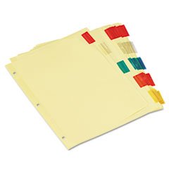 Index ECO 5 intercalaires pour ne plus perdre vos documents de bureau pack de 6