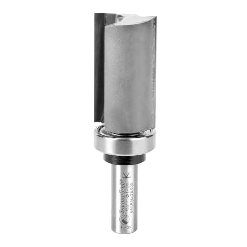 Amana Tool 45551 Flush Trim Router Bit 1-1/8 D x 2 CH x 1/2 SHK Bearing