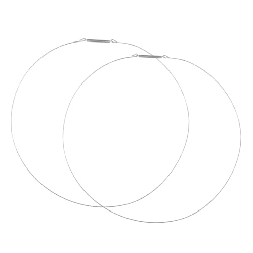 PENIKOKO 2pc Stainless Steel Washer Door Seal Spring Clamps 34cm Diameter Front Load Washing Machine Replacement Rubber Ring Clamp Tools for Tight Leak-proof Seal