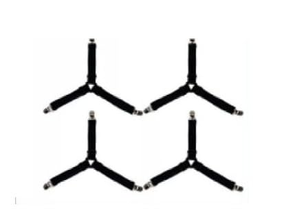 Bed Sheet Fasteners, 4 PCS Adjustable Triangle Elastic Suspenders Gripper Holder Strap Clip for Bed Sheets,Mattress Covers, Sofa Cushion Bedsheet Fasteners-image-25