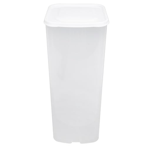 ANKROYU Contenedor de almacenamiento de pan plástico que ahorra espacio transparente multifuncional con protector de pan tapa para sándwich tostadas papas fritas bocadillos