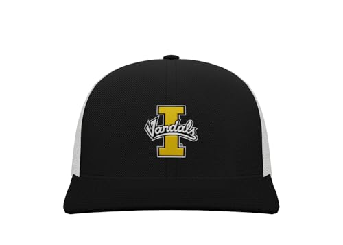 Sport Your Gear Idaho Vandals Prime Logo Officially Licensed Mid Profile Adjustable Trucker Snap Back Baseball Hat Cap