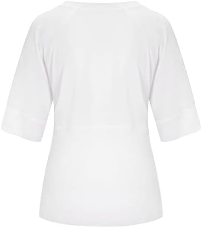 Women Fashion Solid Casual Round Neck Half Sleeve Tops T-Shirt Blouse Lightweight Pullover Sweatshirt. 2 Women Fashion Solid Casual Round Neck Half Sleeve Tops T-Shirt Blouse Lightweight Pullover Sweatshirt.