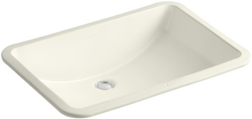 Lowest Price KOHLER K-2215-96 Ladena Undercounter Bathroom Sink, Biscuit
