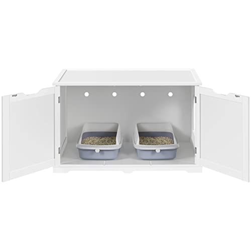 Yaheetech Indoor Decorative Side Table with Adjustable Inner Space - Image 6