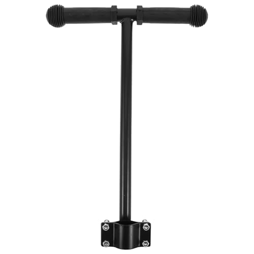Extension de poignée pour poussette anti mal de dos en acier inoxydable durable