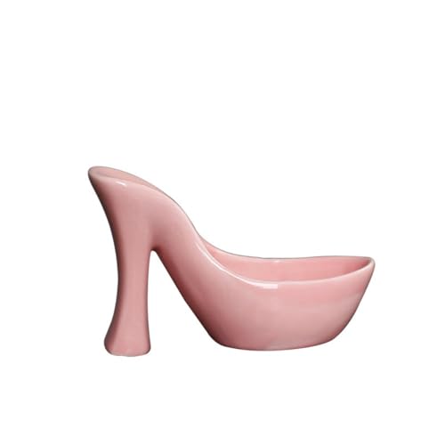High Heel Shaped Succulent Planter,Ceramic Flower Pot,Shoe Shape Planter,for Home Décor
