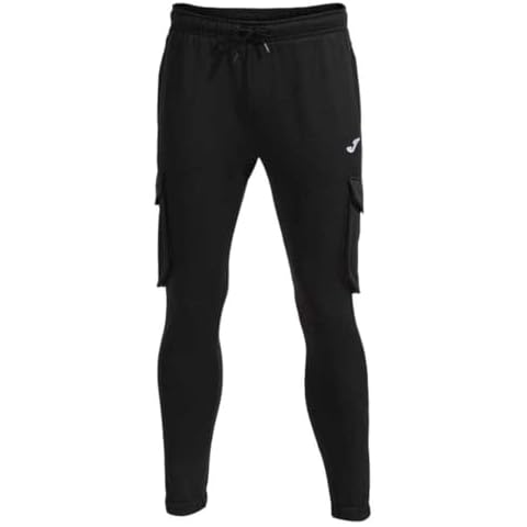 Joma Men's Campus Track Pants, Black/White Cover
