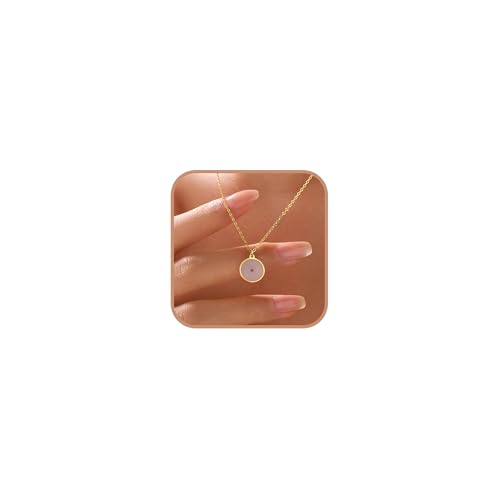 Mustard Seed Necklace for Women 925 Sterling Silver Minimalist Circle Graduation Necklace Dainty 14K Gold Plated Faith Christian Necklace Inspirational Jewelry Baptism Confirmation Religious Gifts