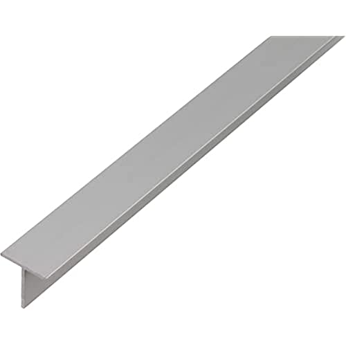 GAH-Alberts 471866 T-profil | aluminium, silverfärgad anodisering | 1000 x 35 x 35 mm