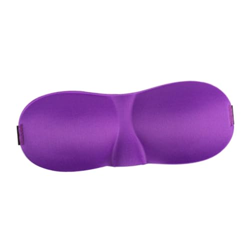 Frcolor スリープマスク のそみ eye mask eye patch 夜の睡眠 遮光 ライト 目隠し スポンジ旅行目隠し 眼帯 輪郭のあるアイマスク スリーピングマスク 紫の,Purple