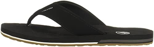 Volcom Men's Victor Flip-Flop Sandal, Black, 8 | Image 7