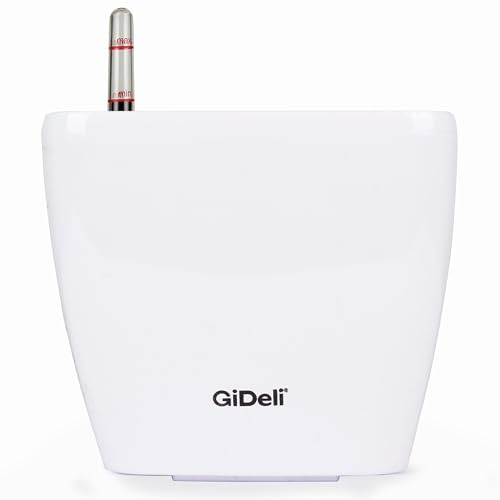 GiDeli Jardinera con riego automático - Maceta con indicador de nivel de agua - Macetas que protegen contra el desbordamiento y la pudrición - Maceta que ahorra tiempo