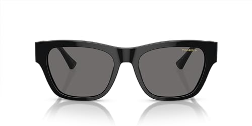Versace Man Sunglasses Havana Frame, Dark Grey Lenses, 55MM3