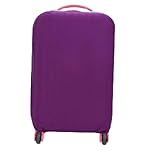 Mipcase Funda Protectora Elástica para Maleta de Anti-Polvo y Antiarañazos para Trolley Color Púrpura Adaptable y Resistente para Viaje