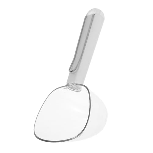 iplusmile 携帯用ペットフードスプーン 犬猫用計量スプーン 厳選素材の再利用可能スクープ お手入れ簡単な小型給餌ツール 付き食品測定カップ